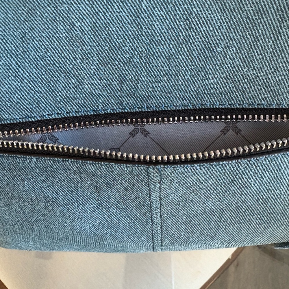 🩵🩵AIMEE KESTENBERG BALI LEATHER DENIM CROSSBODY BAG!🩵🩵 - Picture 5 of 11